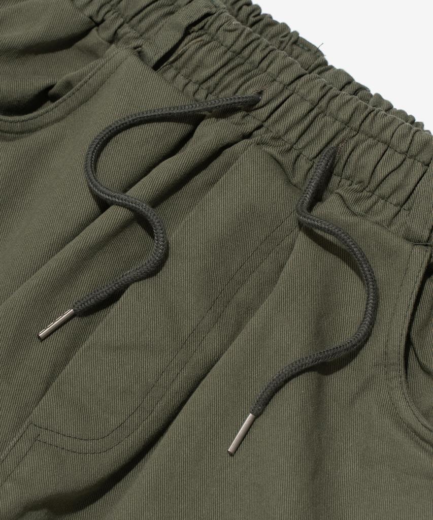 CARGOBROS Washed Cotton Curved Big Cargo Pants (Khaki)