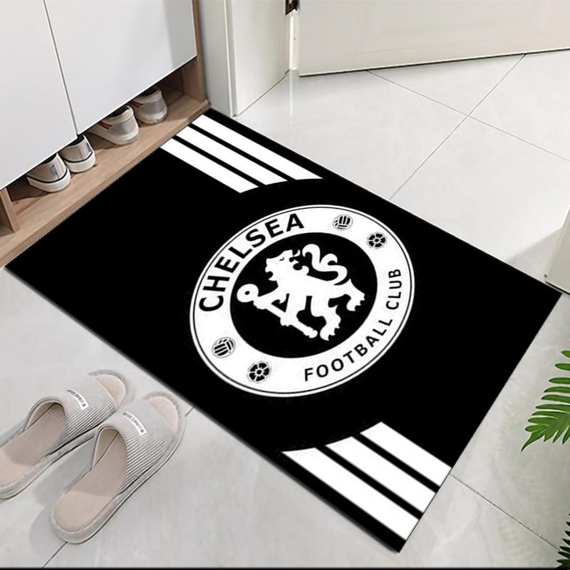 Chelsea Football Club Printed Carpet, for Office Chair Living Room Bedroom Kitchen Room Decor Gifts.