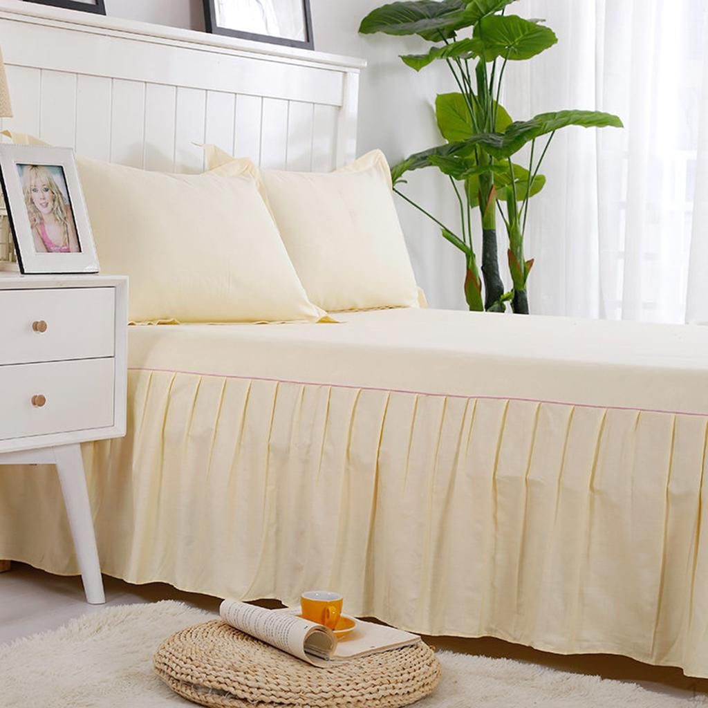 6inch Lace Ruffle Bed Skirt with Platform
