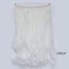 Luxurious Women Hair Extensions Long Wavy Synthetic Hairpiece 45cm For Effortless Elegance