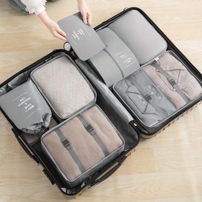 7Pcs Travel Essential Storage Bag Set,Beach Vacation Essentials Accessories,Suitcase Organizer Bags for Luggage