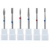 Diamond/Stainless Steel Professional Ceramic Nail Drill Bit Set Electric Manicure Nail File Bit For Acrylic Gel Nails And Cuticl