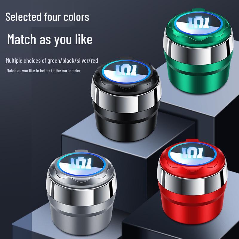 Toyota Crown Lu Fang ROYAL Car Ashtray with Multicolor Ambient Light for Car and Home Use