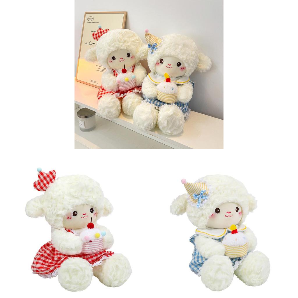 Plush Sheep Cake Doll For Kids Sleep Toys Gift For Children