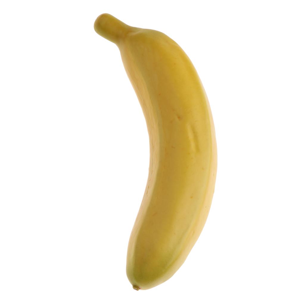 

1шт реалистичные искусственные фрукты поддельные бананы для отображения высокой имитации