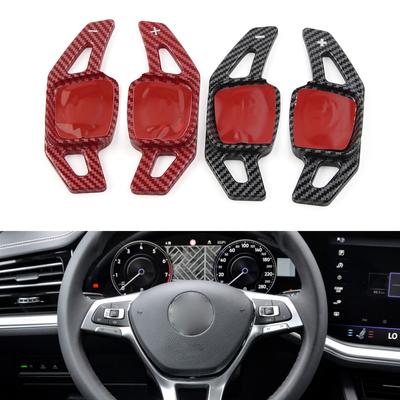 Carbon Fiber Look Car Steering Wheel Paddle Shifter Extension For VW Golf MK8 GTI/GTD/GTE/R-Line Polo Jetta Tiguan