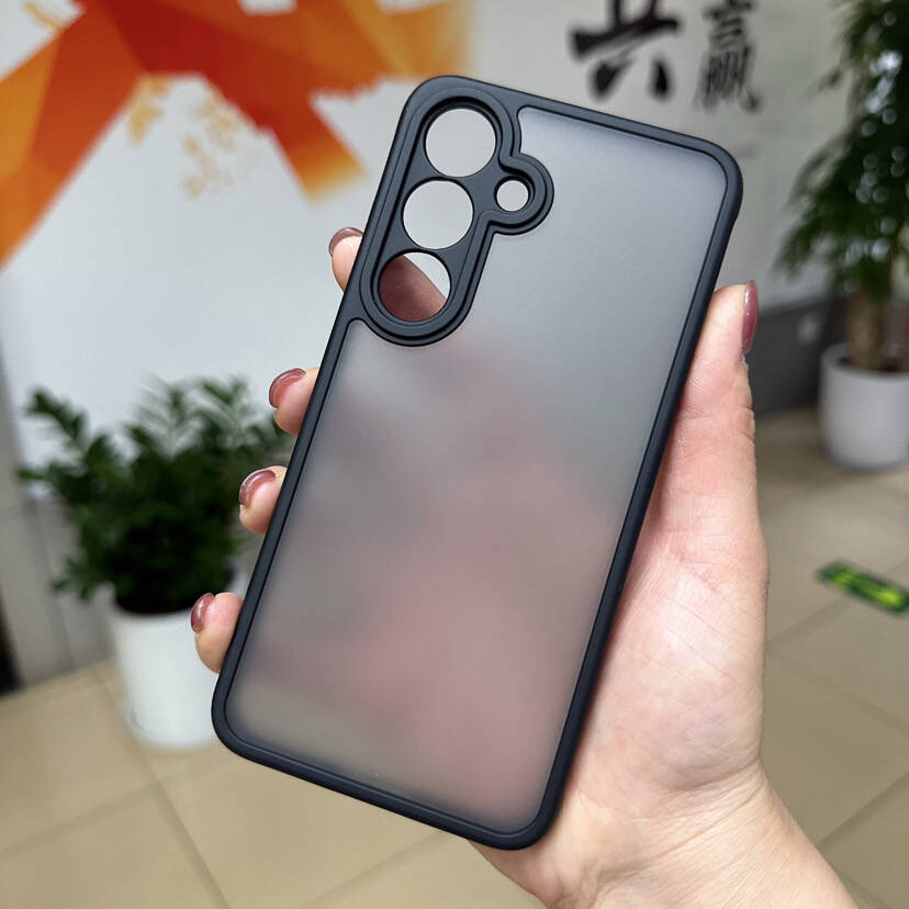 Matowe Przezroczyste Etui Armor Dla Samsung Galaxy A56 A36 A26 A55 A36 A25 A54 A15 A16 A14 5G 4G A06 A05 A05S Odporne na Wstrząsy