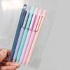 6/12pcs Triangular Barrel Mechanical Pencils Morandi Click Propelling Pencils  Students Gift