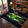 Norwich City Custom Crystal Velvet Rug, Personalized Name Text Print, Football Logo Soft Non‑Slip Floor Mat Home Decor Gift