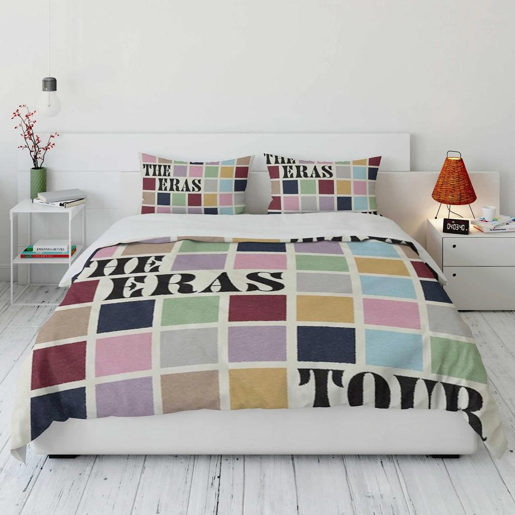 Pop Female Singer Taylors 3D Printing Bedding Set Celebrity Swift Duvet Cover Pillowcase Bed Kit Famous Star Quilt Cover Bed Set