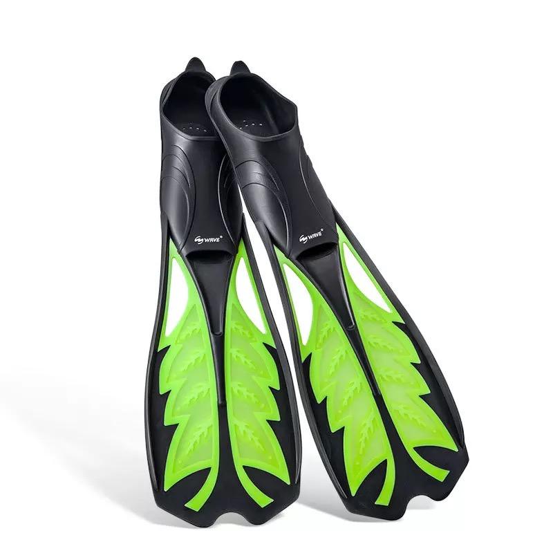 WAVE Short Adult Snorkel Foot Swimming Flippers Fins Flexible Comfort Swimming Fins Submersible Foot Children Fins Flippers