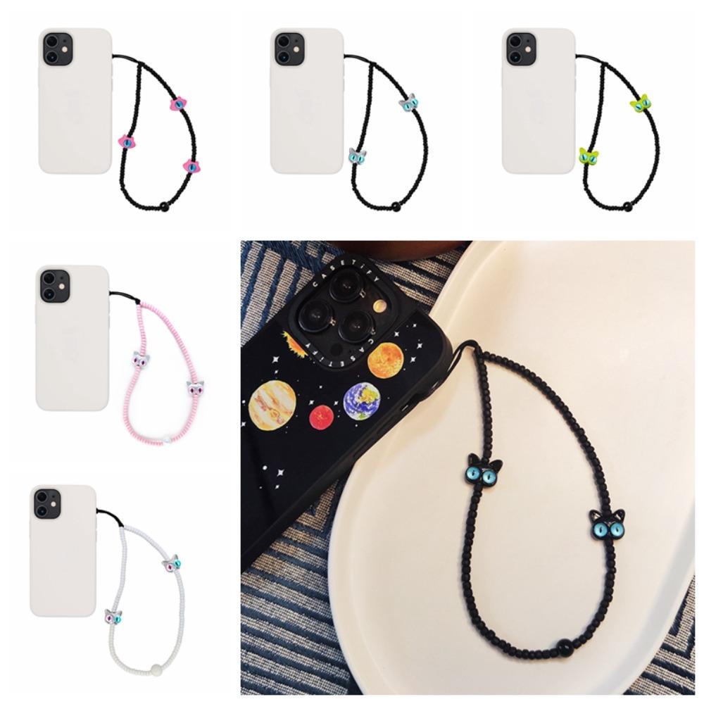 

Phone Charms Phone Wrist Bracelet Bead Pendant Y2K Mobile Phone Strap Girls Women