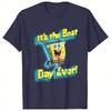 Spongebobs Its the Best Day Ever TShirts Unisex Novelty 100 Cotton Tee Shirt Crewneck Short Sleeve T Shirts Unique Clothing