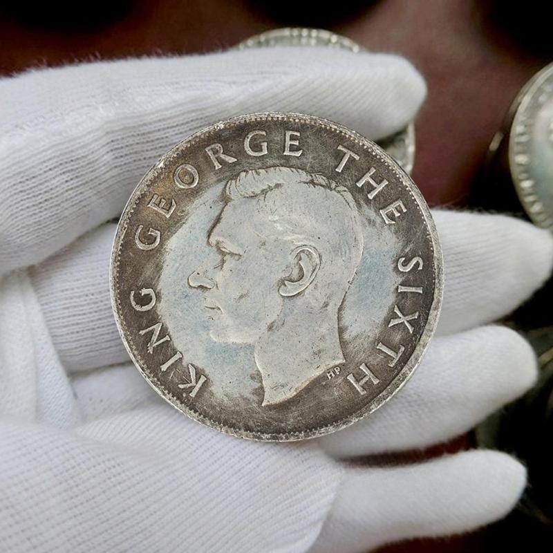 Георг VI Южно-Африканский, античная памятная медаль, креативная подарочная монета, европейский и американский ретро пиратский корабль, подарок на путешествие