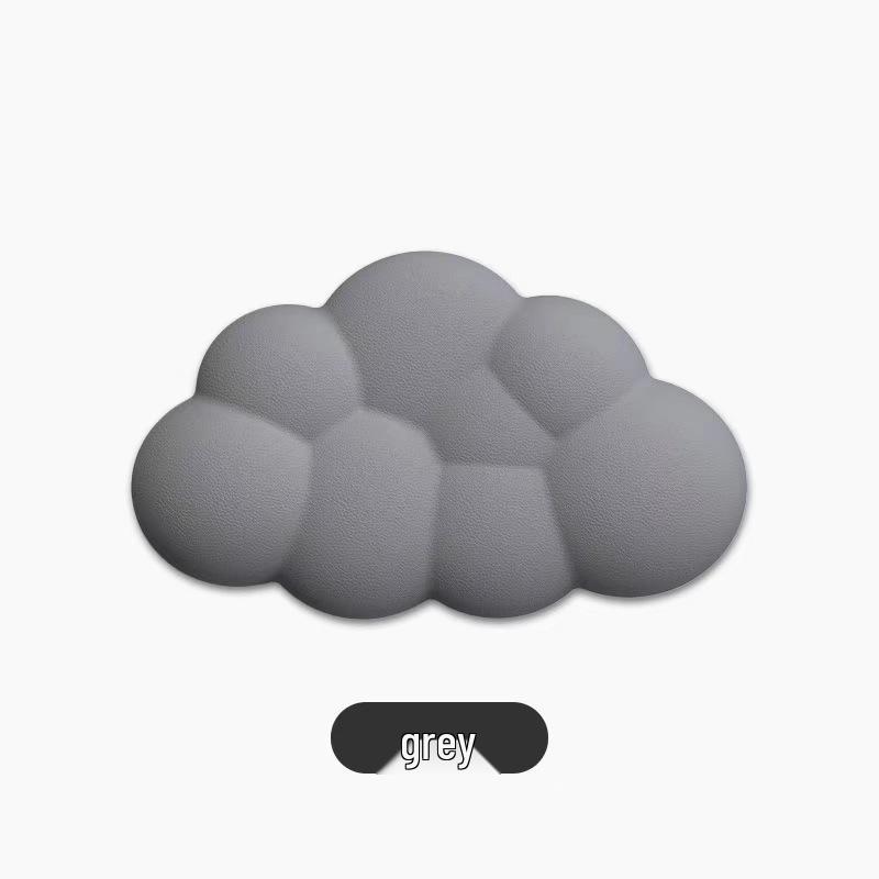 High-Value Silicone Cloud Wrist Rest Mouse Pad and Keyboard Support - Office Essential