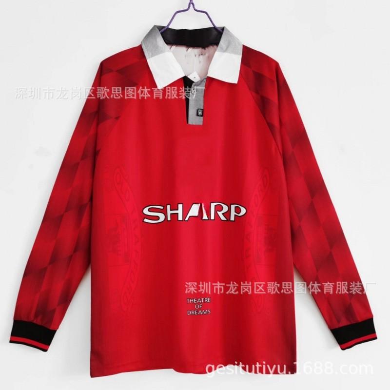 Retro Football Jersey Men Vintage Soccer Shirt Sports Training Top