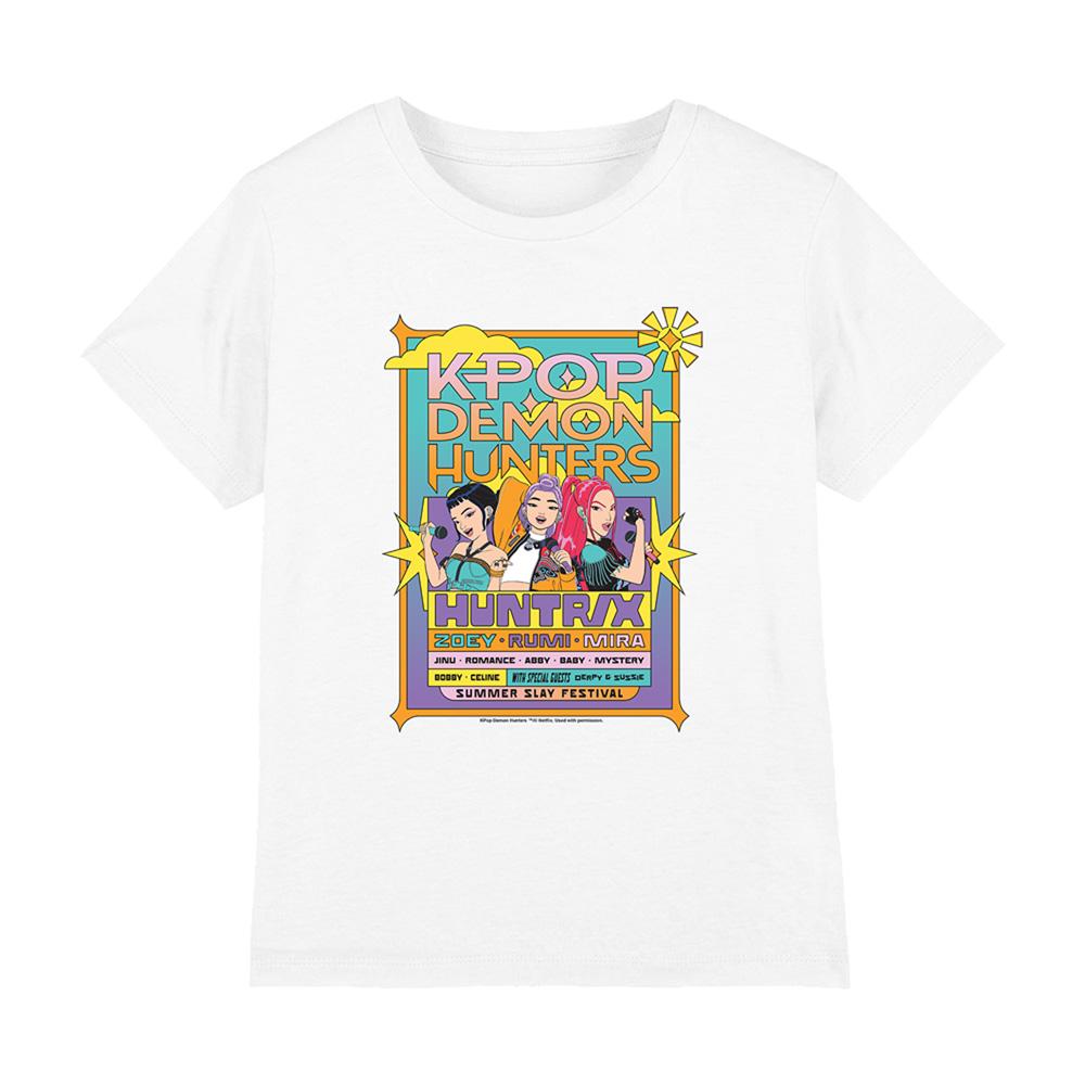 K-Pop Demon Hunters Childrens/Kids Summer Festival Poster T-Shirt