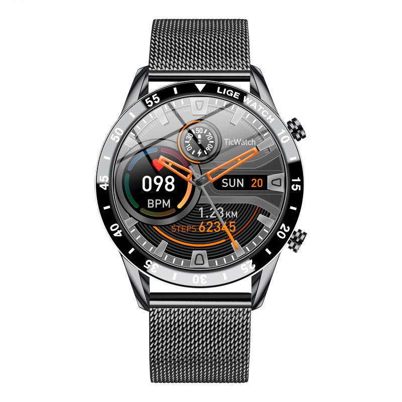 Men's Multifunction Sports Smartwatch with Bluetooth Calling, Health Monitoring, Blood Pressure, Heart Rate, and Large Touch Screen.