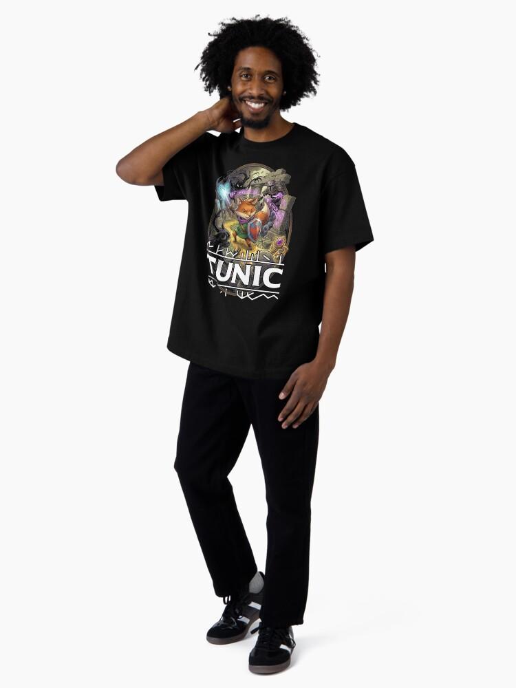 Tunic Fox Overworld Swamp Dark Tomb Exploration Oversized T-Shirt