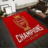 Arsenal Champions Designed Floor Mat, Suitable As a Non-slip Mat for the Living Room or Bedroom Sofa