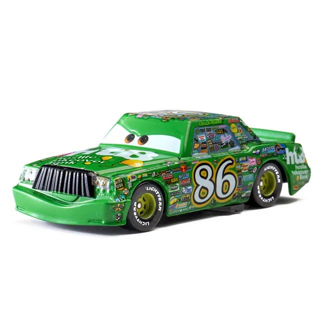 Bilar leksak Pixar Cars Blixten McQueen Jackson Storm Bärgarn Sally Sheriffen 1 : 55 Legering Tryckgjutning Miniatyrbil Pojke Julklapp