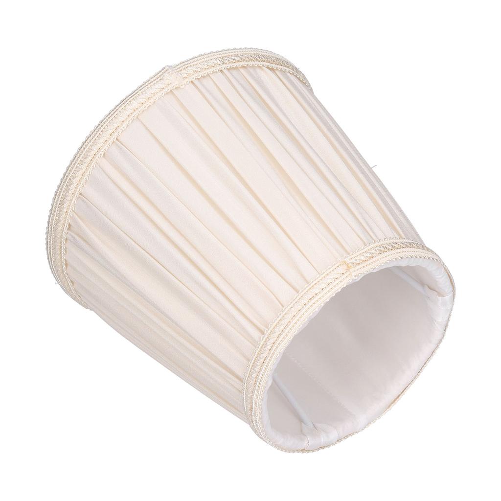 Cloth Lampshade Interventional Modern Decorative Fabric Table Lamp Cover for E14 BulbsApricot