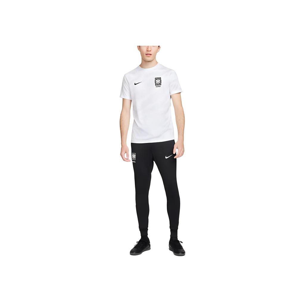 Nike Logo Print Loose Round Neck Short Sleeve T-Shirt Men Tops White DH5743-100