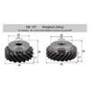 2M 3M 10T-30T High Torque 45° L/R Rotation Helical Gears Interlocking Machined Bore 180° Drive for Industrial Machinery