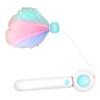 Retractable Cat Wand Attract Attention Cat Teaser Wand Toy Cat Interactive Toy for Exercise Blue