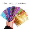 3-6mm Electric syllable face stickers eyebrows face stickers diamond nail art pearl stickers masquerade face decoration diamonds