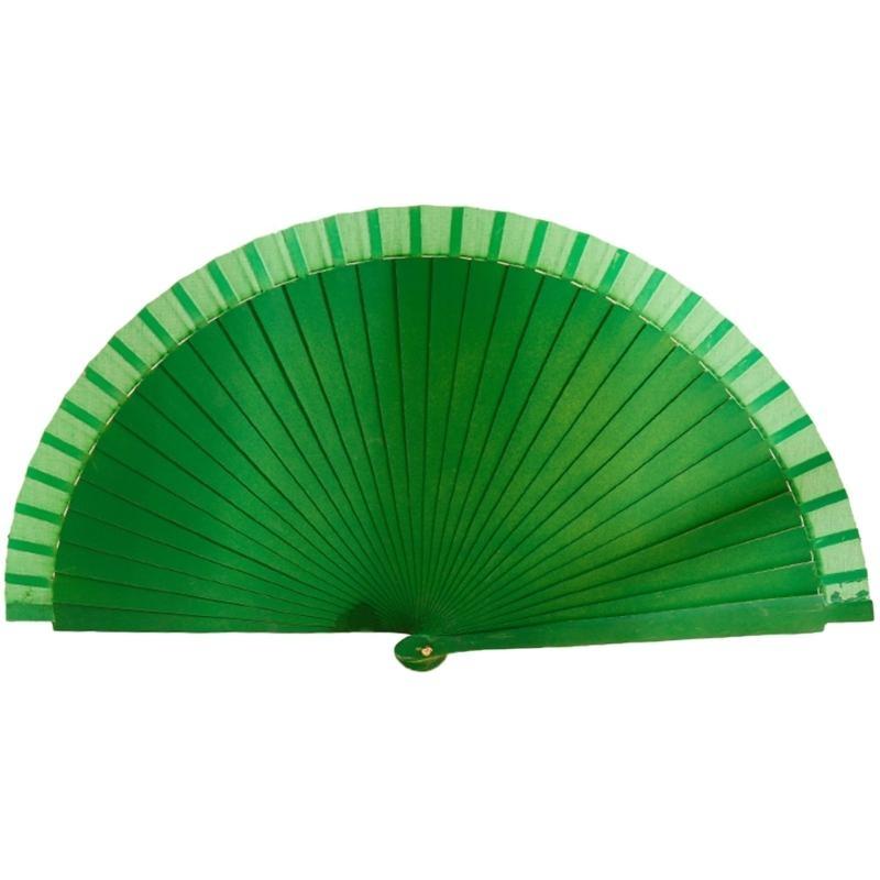 Vintage Wooden Hand Fan Wedding Dance Solid Color Plain Folding Fan Elegant Handhelds Dancing Show Performances