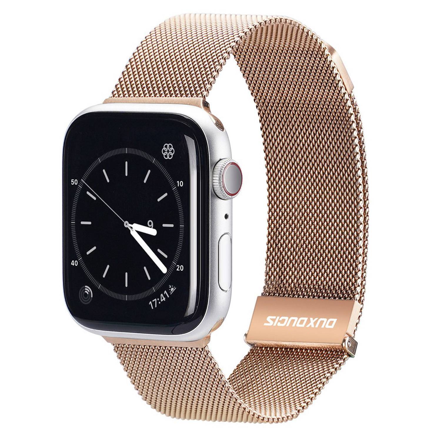 

DUX DUCIS For Apple Watch Series 10 46mm/Ultra 2 Ultra 49mm/9 8 7 45mm/SE (2023) SE (2022) SE 6 5 4 44mm/3 2 1 42mm Wrist Strap Pink