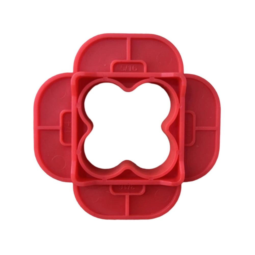 4pcs Deck Spacer Tools Multi-Size 5/32, 3/16, 1/4, 5/16 Deck Board Spacer Rings Portable Decking Board Spacer Rings