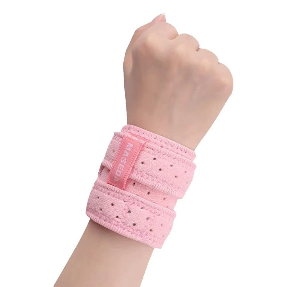 1Pcs Thin Gym Wrist Wraps Double Strap Badminton Workout Weightlifting Compression Wrist Straps Wrist Support Features Men Women