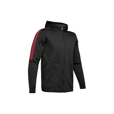 Dopasowana sportowa bluza z kapturem zapinana na zamek męska kurtki czarna 1348407-001