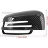 New Exterior Mirror Housing Door Wing Mirror Caps Carbon Fiber Pattern Suitable for Mercedes Benz A B C E GLA Class W204 W212