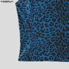 INCERUN Men Sleeveless Print Casual Fitted Tank Tops Sport Gym Basic Vest