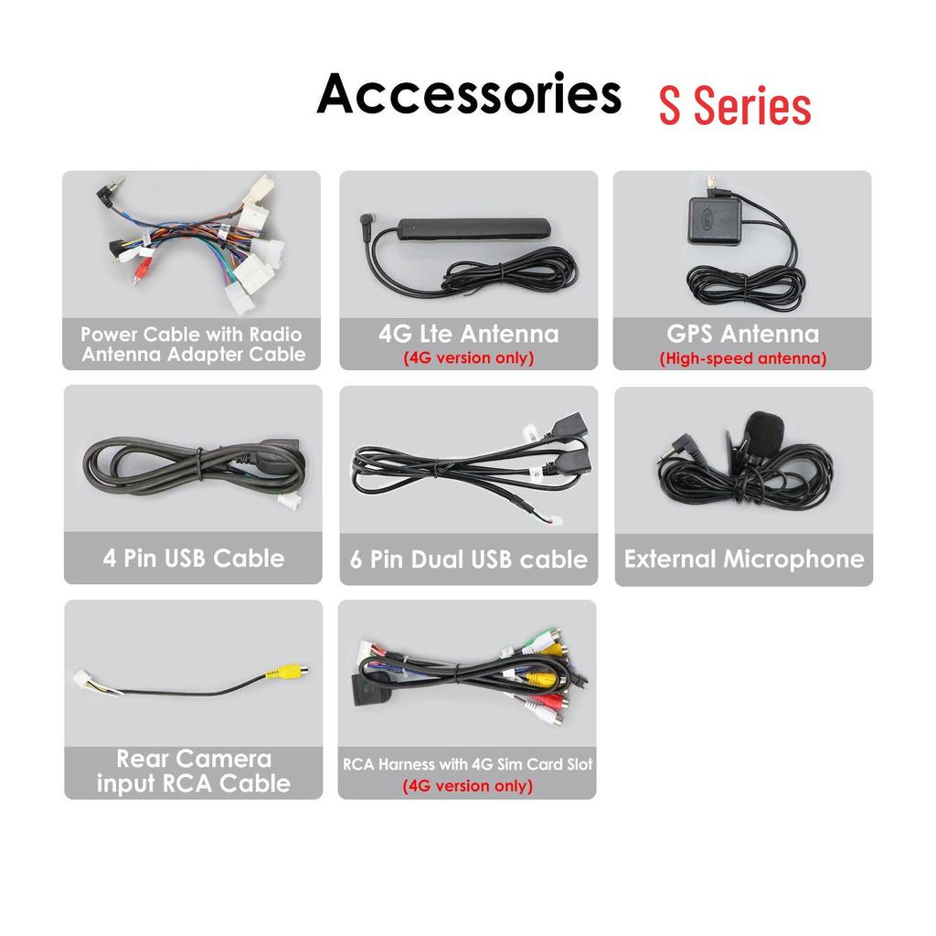 Android Large Screen Car Navigation & Reversing System for 04-09 Corolla Verso AR10