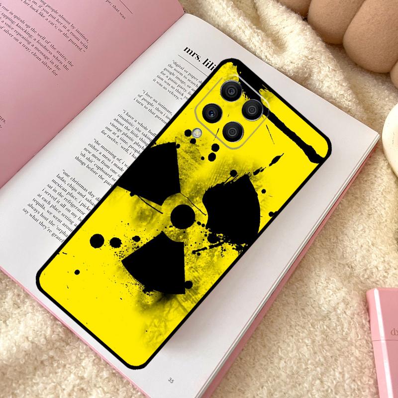Nuclear Radiation Emblem Case For Samsung Galaxy M12 M14 M11 M13 M15 M06 M16 M36 M56 M31 M53 M32 M52 M35 M55 M34 M54