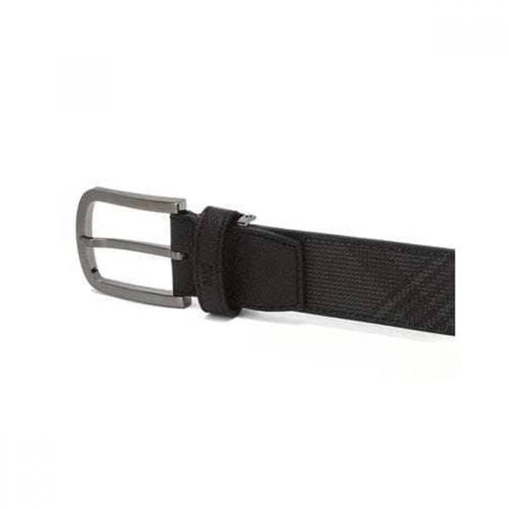 Daks Leather Billet Belt Black Check Dbbe6f167bk