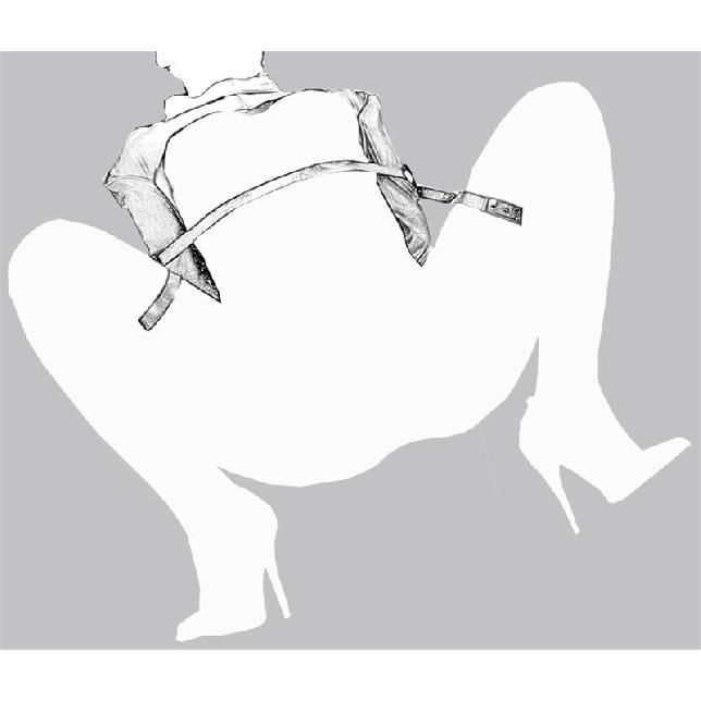 BDSM Bondage Set Open Leg Splitter Hogtie Legcuffs Real Leather Sex Toys For Women Belt