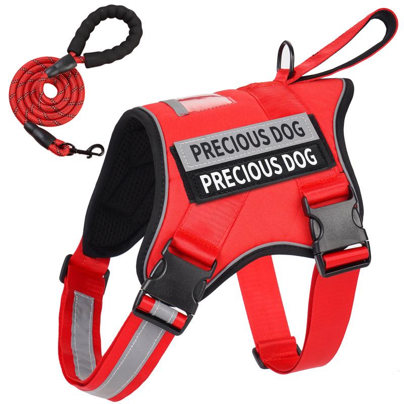 Dog Chest and Back Straps, Explosion-proof Reflective Strips, Dog Leashes, Anti-wandering Large Dog Leashes, Dog Walking Leashes