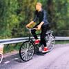 1/64 Scale People Figurines Miniature Bicycle Model DIY Diorama Table Decoration