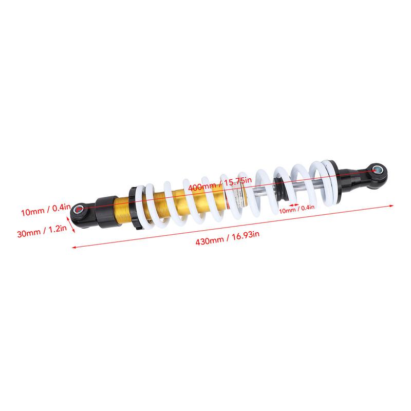 Heavy Duty Shock Absorber Adjustable Damping Suspension Coil Spring Shock Absorber Aluminum Alloy Weather Proof for Dirt Bike