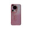 Capa de Celular Huawei Pura70ultra com Pontos de Dente-de-leão Galvanizados e Diamantes, Adequada para HONOR 80 Gradiente Brilhante Mate60