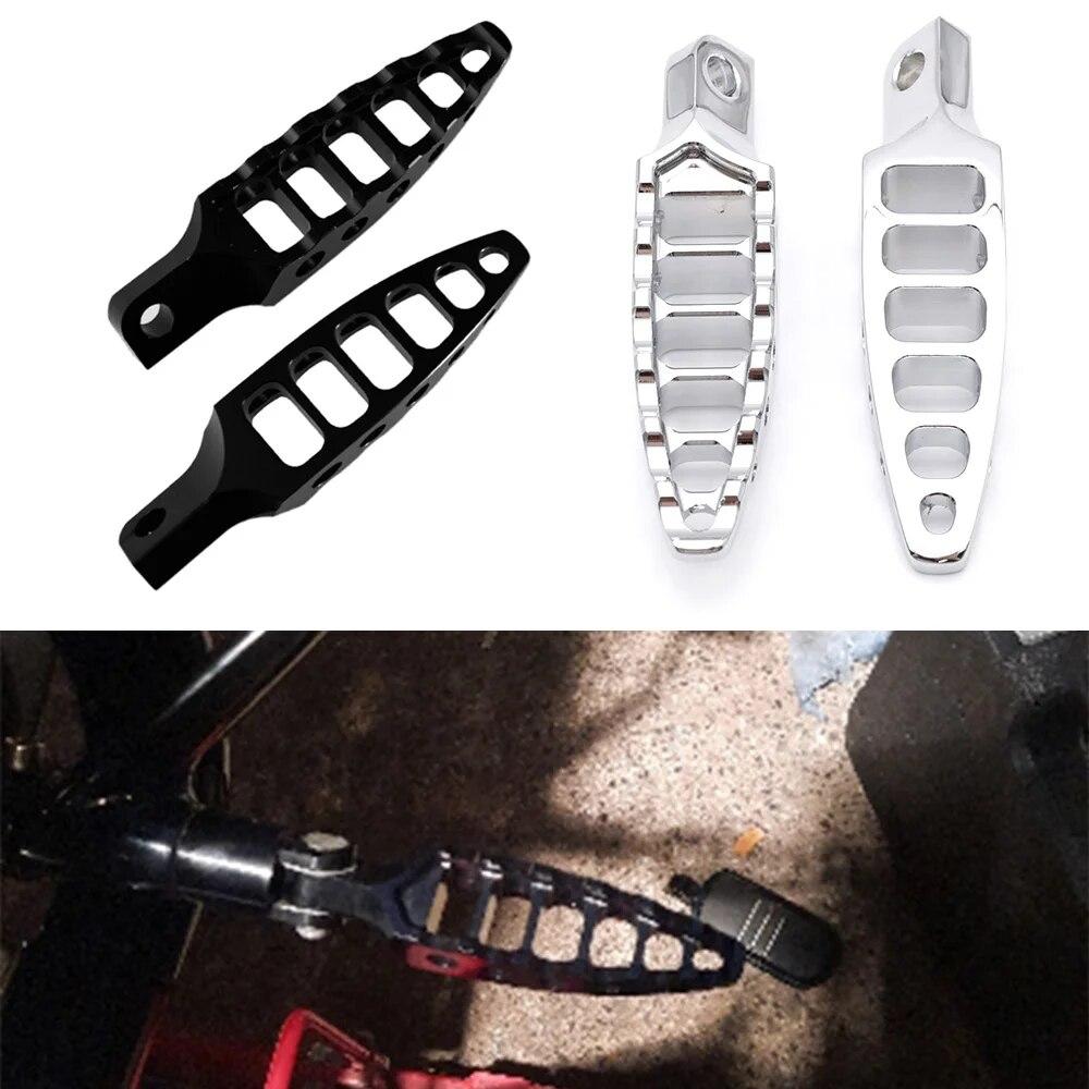 

REALZION CNC мотоцикл 45 градусов мужское крепление подножки подножки педаль для Harley Sportster 883 1200 Touring 93-2016 Dyna Softail