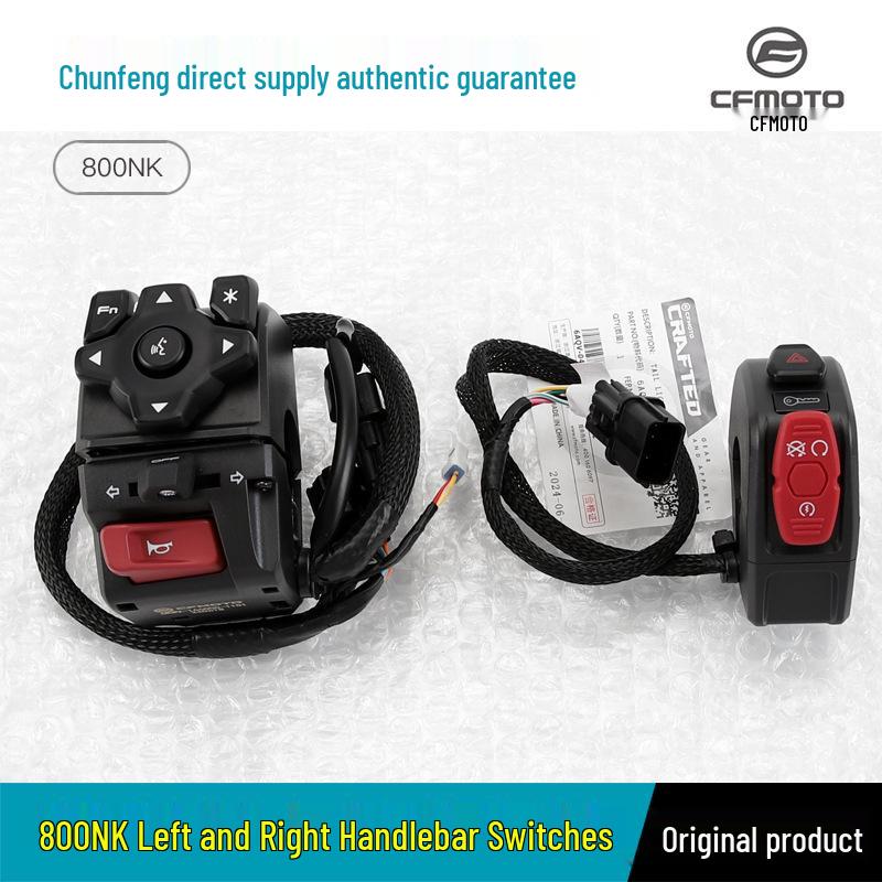 

Органы управления на руле Chunfeng 800NK: Клаксон, Зажигание, Фара, Переключатель указателей поворота (Лево право).