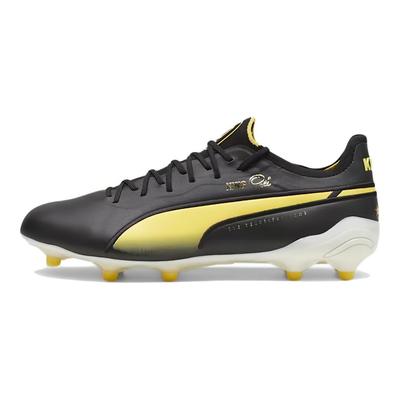 King Ultimate Pelé FG AG Legend Pack Herren Sneakers Schwarz Weiß Pelé-Gelb 107825-01