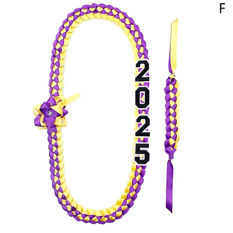 

2025 Hand Woven Ribbon Lei Embellished With Flower Pattern Perfect For Student Graduation Ceremonies Or Parties