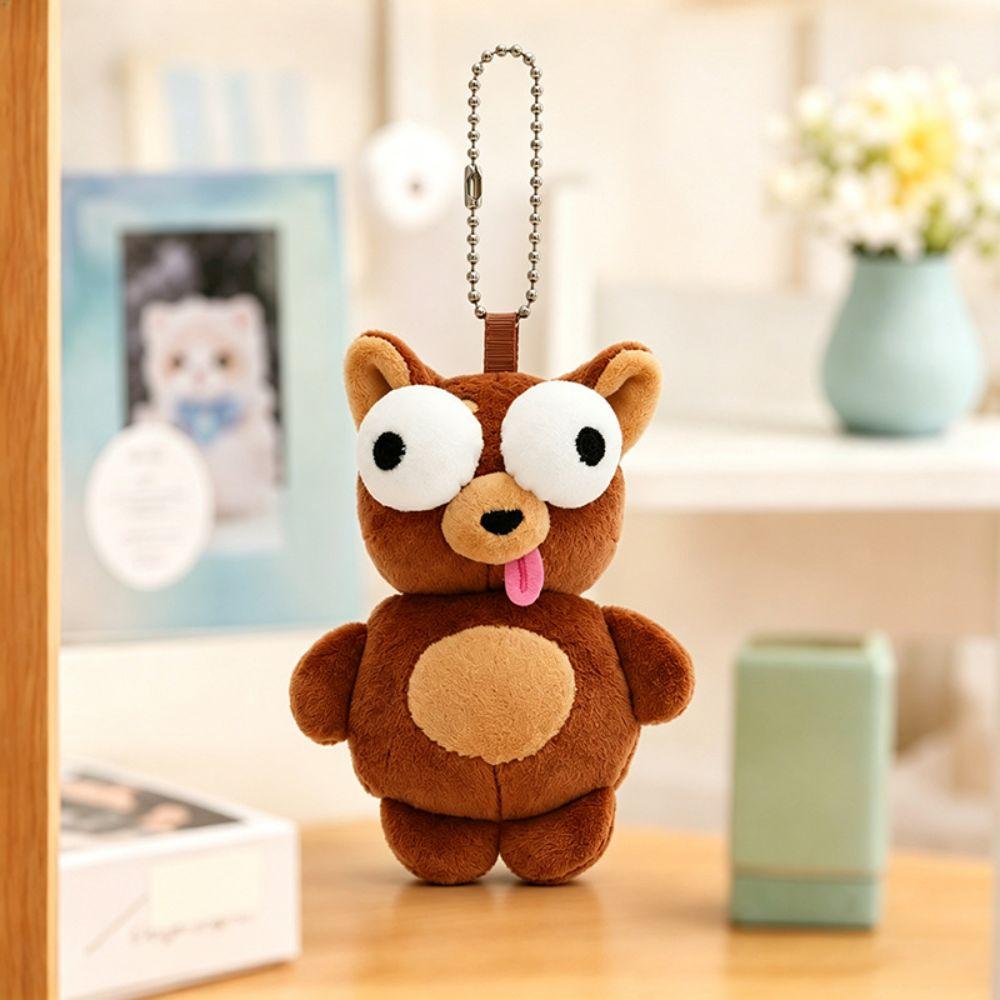 Funny Design Chickens Bag Pendant Pull-out Panda Plush Pendant  Gift For Girls